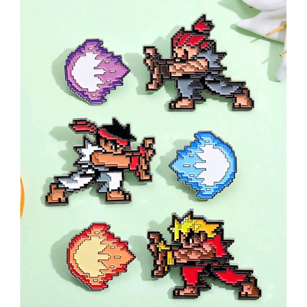 Street fighter 6 pin set